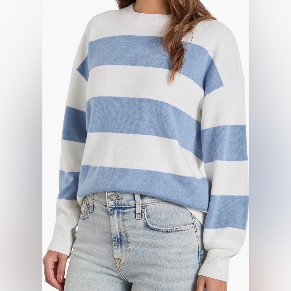 Splendid Livy Striped Women's Crewneck Sweater